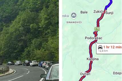 Velike gužve iz pravca Sarajeva: Od Bradine do Konjica se vozi preko sat vremena