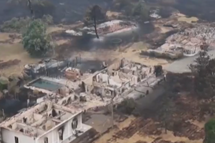 Ovako izgleda francusko mjesto nakon velikog požara (VIDEO)