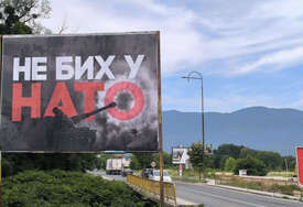 Na više lokacija u Istočnom Sarajevu postavljeni plakati "Ne BiH u NATO"