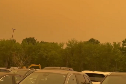 Kanada gori, nebo u Torontu je doslovno žuto, a zrak je najgori na svijetu (VIDEO)
