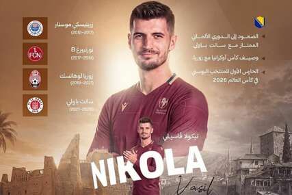 Nikola Vasilj predstavljen u Saudijskoj Arabiji, karijeru nastavlja u Al Diriyahu