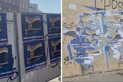 Novosađani potrgali plakate kojim se veliča Ratko Mladić!