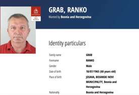 Interpol raspisao potjernicu za Rankom Grabom optuženim za ratni zločin na području Bosanskog Novog
