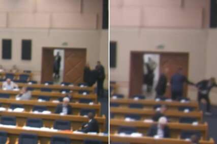 Vukanović iznesen iz NSRS, oteo se obezbjeđenju. Salom odjekivalo "Pusti mi ruku, ti da me hvataš za glavu?!"