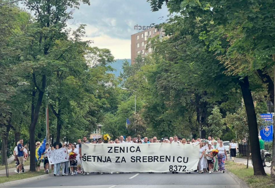 Zeničani šetali za Srebrenicu