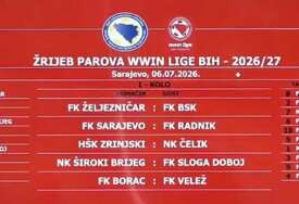 Žrijeb WWin lige: Željezničar otvara prvenstvo protiv BSK-a, Sarajevo dočekuje Radnik