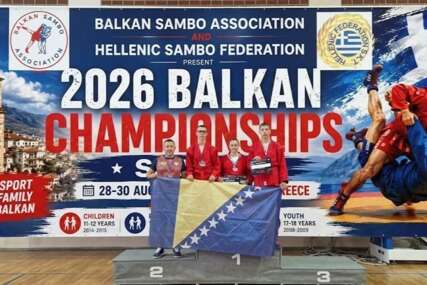 Sambo reprezentacija BiH ostvarila zapažen rezultat na Balkanskom prvenstvu u Grčkoj