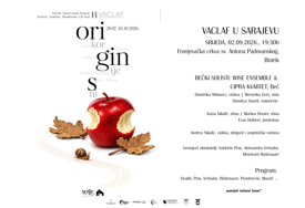 Koncert "VACLAF u Sarajevu" 2. septembra u Crkvi sv. Ante Padovanskog