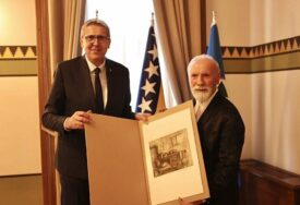 Avdić u Vijećnici primio Dinu Merlina: Sarajevo i građani su izuzetno ponosni i zahvalni