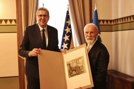 Avdić u Vijećnici primio Dinu Merlina: Sarajevo i građani su izuzetno ponosni i zahvalni