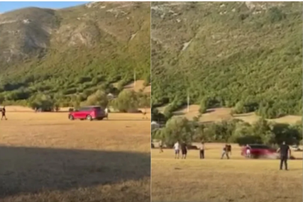 Bileća: Vozilom namjerno udario ljude, pa se vratio da žrtvu pregazi još jednom