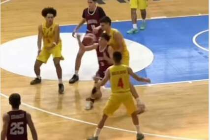 Bugarski kadet bacio "bidermajer" i pogodio koš od tablu (VIDEO)