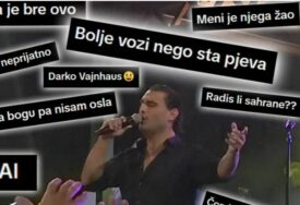 Šokantni snimci pjevanja Darka Lazića, ljudi u nevjerici: "Mislim da je bolji vozač..."