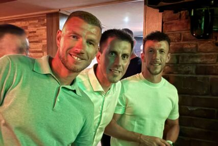 Džeko nakon koncerta Dine Merlina u Sarajevu ugostio Perišića