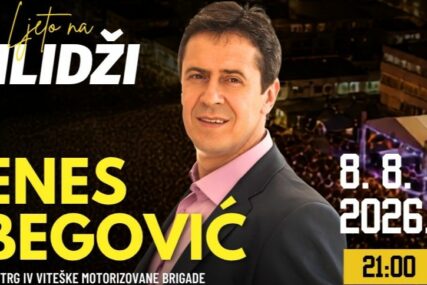 Ljeto na Ilidži: Enes Begović nastupa 8. augusta na Trgu Četvrte viteške motorizovane brigade