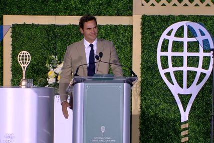 Federer primljen u Tenisku kuću slavnih: "Jedna od najvećih počasti u mom životu"