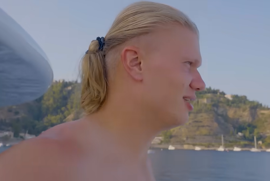FOTO: PRINTSCREEN VIDEO 
ERLING HAALAND
