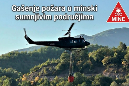 OS BiH pojašnjavaju zašto helikopteri ne mogu na sva požarišta: Minska polja predstavljaju ogroman rizik