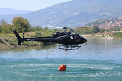 Helikopter iz Zeničko-dobojskog kantona ugasio požar kod Goražda