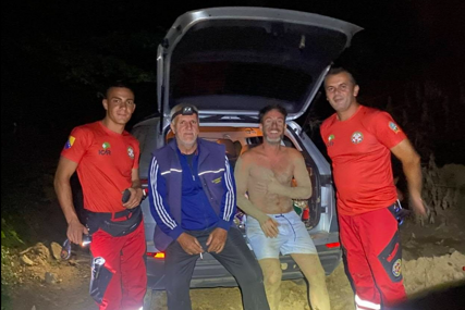 Italijan se zaglavio na šumskom putu, 10 sati pokušavao izvući auto
