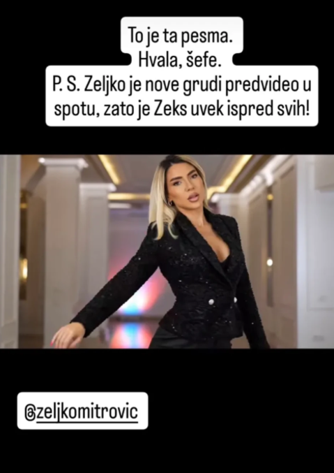 FOTO: JOVANAJEREMIC/INSTAGRAM/SCREENSHOT