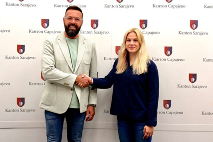 Magoda ugostio bh. plivačicu Iman Avdić uoči međunarodnih nastupa