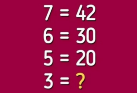 Vrijeme je da testiraš svoju logiku i riješiš matematičku mozgalicu