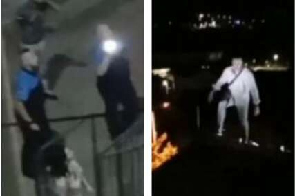 VIDEO Oglasila se policija: "Muškarac pronađen na krovu tuđe kuće, pao s tri metra pa dobio kaznu"