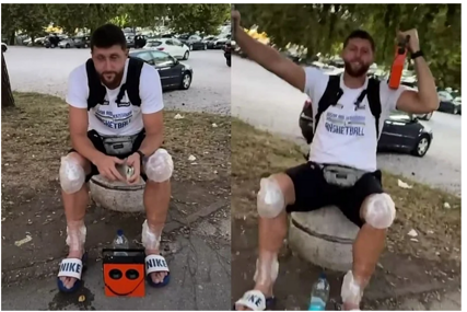 Nurkić "pao u sevdah" na ulicama Tuzle, saigrač ga snimio kako na zvučnik pušta hit Halida Bešlića