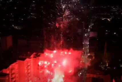 (VIDEO) Mostar je gorio, Red Army napravio spektakularnu uvertiru pred prvi duel Veleža pred domaćim navijačima