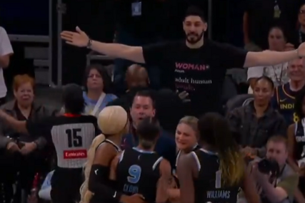 (VIDEO) Incident na WNBA utakmici: Enes Kanter Freedom provocirao košarkašicu pa udaljen iz dvorane