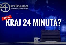 Novi vlasnici još nisu produžili ugovor Zoranu Kesiću pa se on pita: "Da li je ovo kraj emisije '24 minuta' na Novoj S..."?