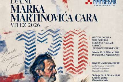 Dodjelom književnih nagrada u Vitezu počeli 'Dani Marka Martinovića Cara'