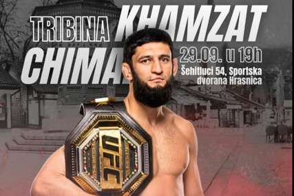 Khamzat Chimaev ponovo dolazi u Sarajevo: UFC zvijezda boravit će u Hrasnici