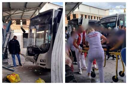 Nesreća u Živinicama: Autobus uletio u stanicu, povrijeđeno više osoba