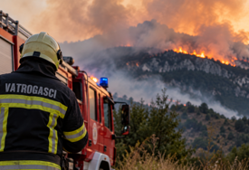 Požar na Čvrsnici uglavnom ugašen, vatrogasci nadziru preostala žarišta