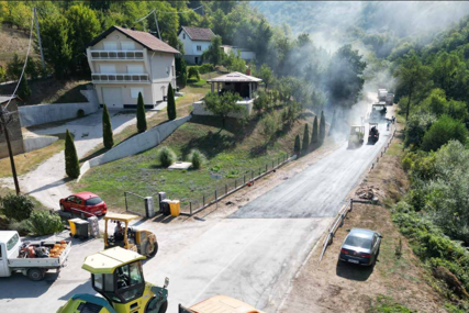 Potpuna obustava saobraćaja na dionici Visoko–Kiseljak zbog asfaltiranja