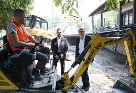 Avdić i Mijatović obišli radove na sanaciji Koševskog potoka