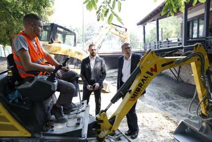 Avdić i Mijatović obišli radove na sanaciji Koševskog potoka