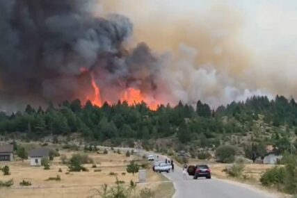 ALARMANTNO STANJE Požar na Čvrsnici i dalje aktivan, širi se podzemnim žilama