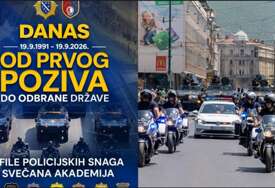 Danas u Sarajevu veliki defile policijskih snaga: Učestvuju službenici više policijskih agencija i kadeti FMUP-a