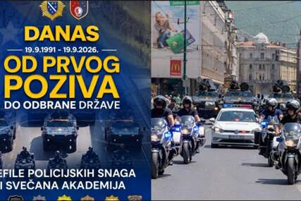 Danas u Sarajevu veliki defile policijskih snaga: Učestvuju službenici više policijskih agencija i kadeti FMUP-a