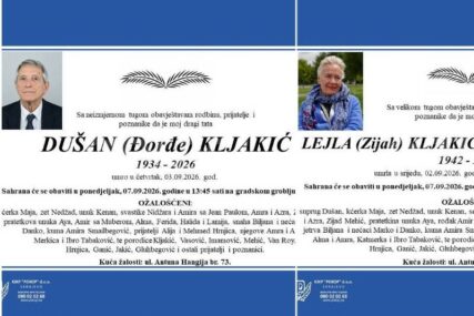 Suprug Dušan preminuo dan nakon supruge Lejle: "Drugačije nije ni mogla da se završi njihova ljubav"