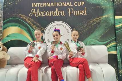 Gimnastičarke 'Slobode' u Rumuniji osvojile četiri zlatne i bronzanu medalju