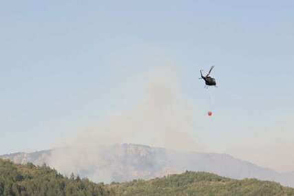 Pojačani resursi OS BiH na gašenju požara, od danas helikopter gasi požar i u Mrkonjić Gradu