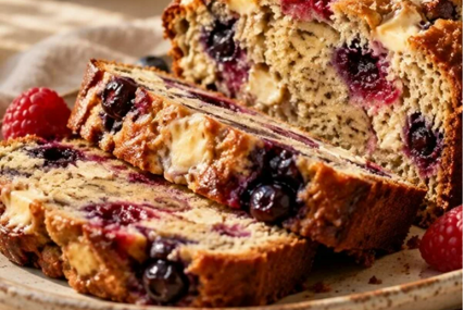 Recept za banana-hljeb s bijelom čokoladom i šumskim voćem, uživat ćete u svakom zalogaju