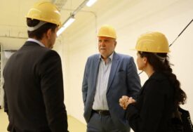Delegacija Vlade KS i UNSA na gradilištu biblioteke UNSA: U toku intenzivni završni radovi