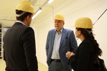 Delegacija Vlade KS i UNSA na gradilištu biblioteke UNSA: U toku intenzivni završni radovi
