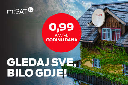 m:SAT - dobra zabava uvijek pronađe put do vas: Samo 0,99 KM mjesečno godinu dana