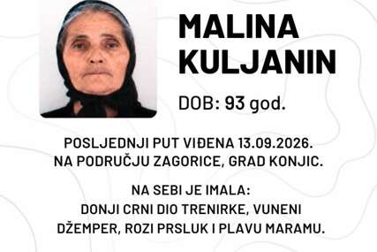 GSS Prenj organizira veliku potragu za nestalom Malinom Kuljanin
